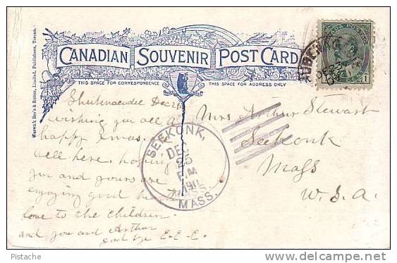 Yukon Canada - Shooting White Horse Rapids - Écrite En 1907 - 2 Scans - Yukon