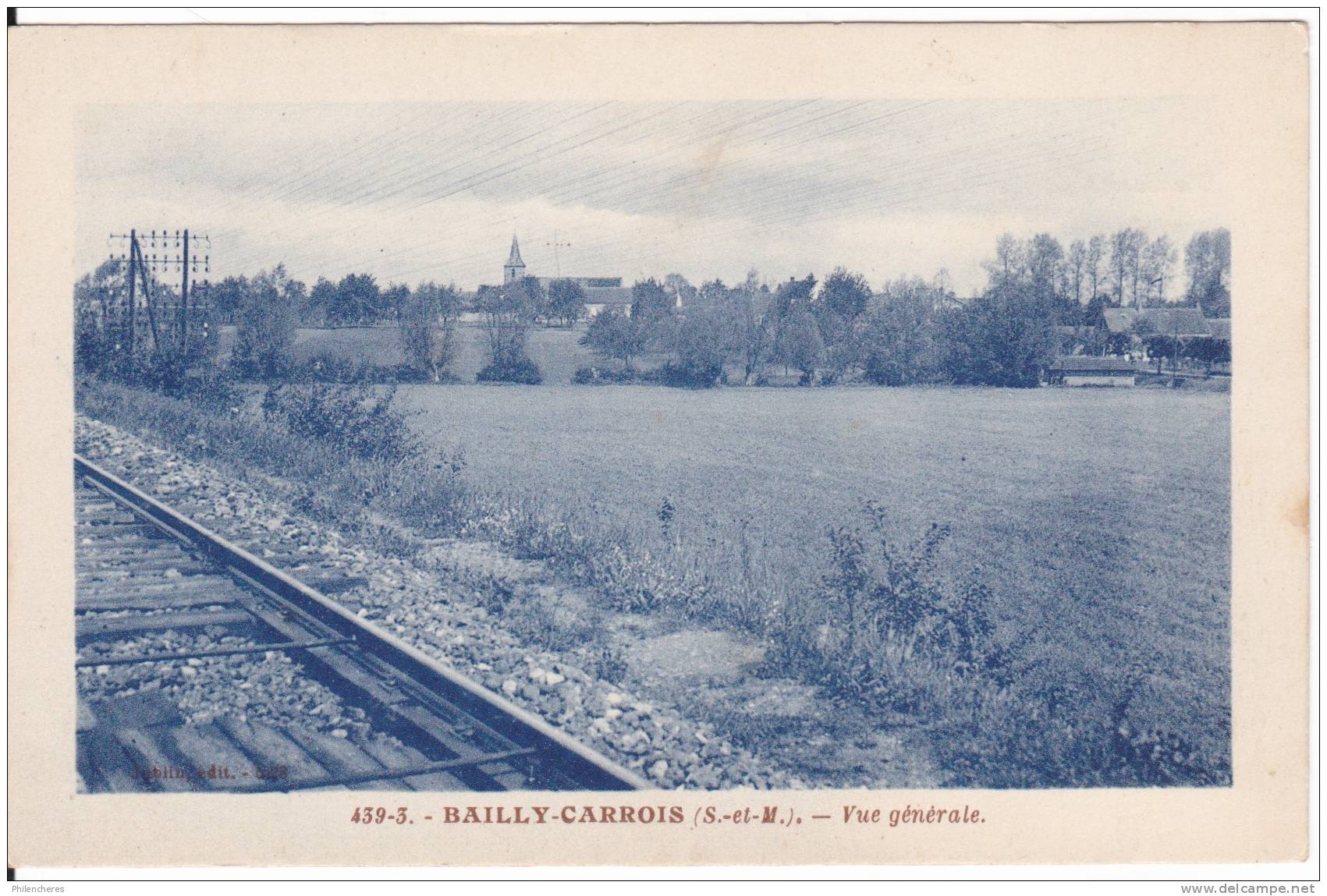 CPA - (77) Bailly-carrois - Vue Générale - Baillycarrois