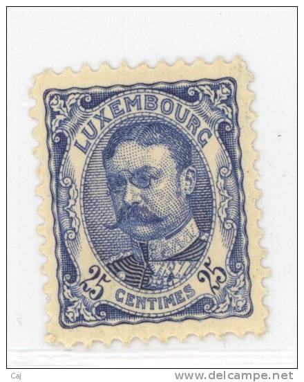 Luxembourg  -  1906  :  Yv  78  * - 1906 Guillaume IV