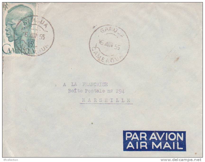 GAROUA - CAMEROUN - 1955 - AFRIQUE - COLONIES FRANCAISES - N°292 - LETTRE - Lettres & Documents