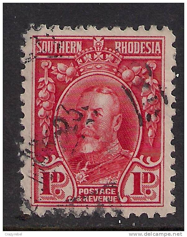 Southern Rhodesia 1931 - 37 KGV 1d Red Used Stamp SG 16a ( E50 ) - Southern Rhodesia (...-1964)