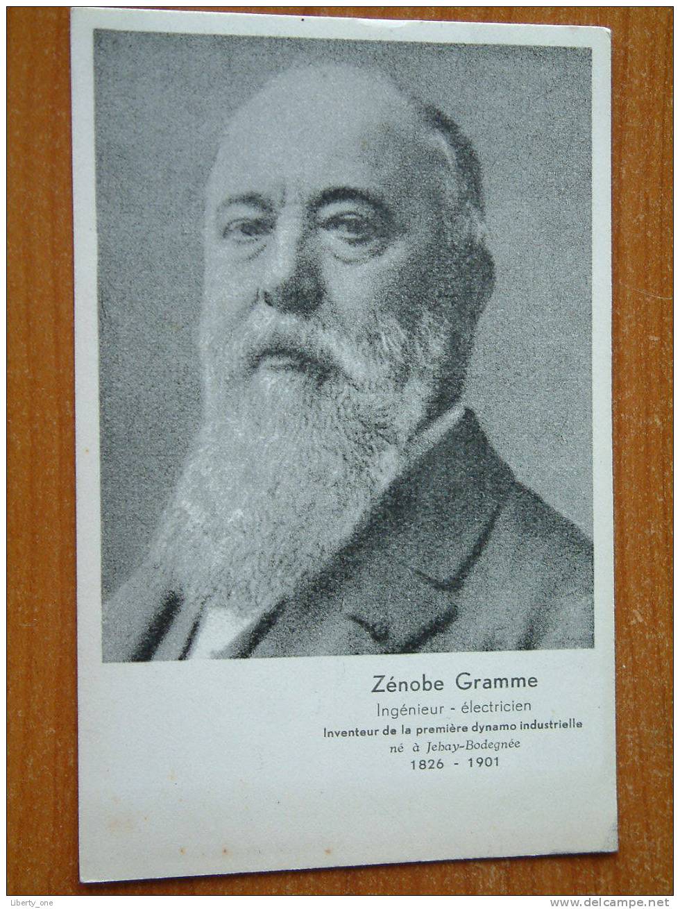 Zénobe GRAMME 1826 - 1901 Né à Jehay-Bodegnée / Anno 19?? ( Zie Foto Voor Details ) !! - Autres & Non Classés