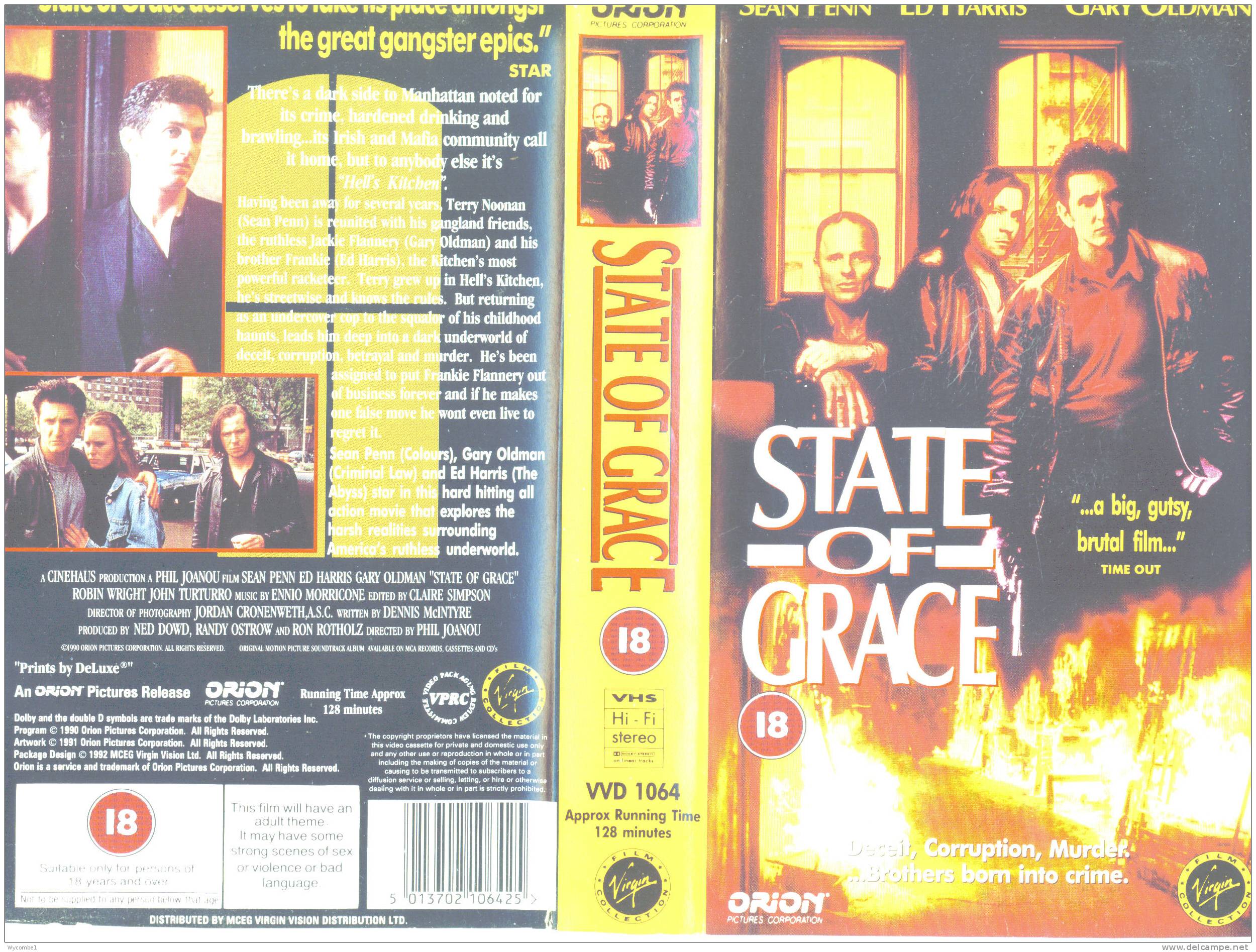 STATE OF GRACE - Sean Penn (Details On Scan) - Azione, Avventura