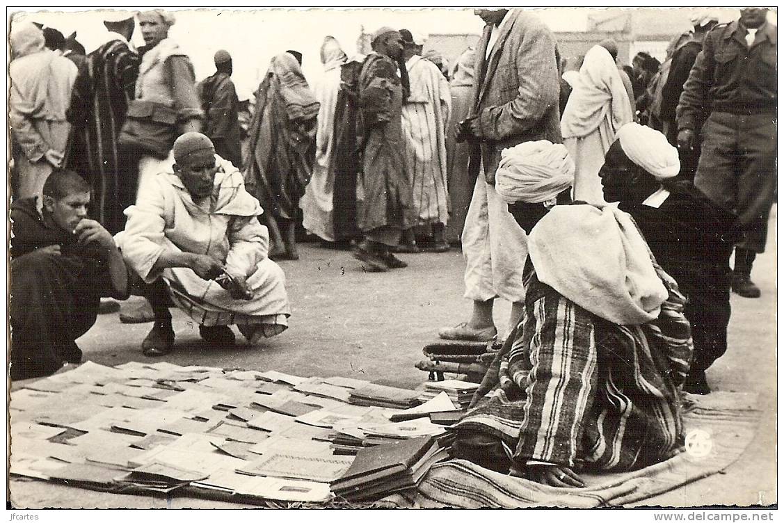 AFRIQUE DU NORD * Scènes &amp; Types - Les Souks : Le Bouquiniste - Semi Moderne Petit Format - Profesiones