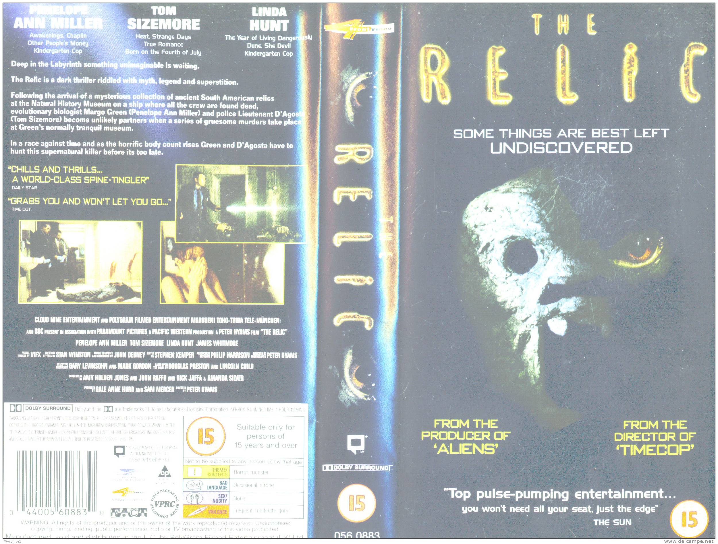 THE RELIC - PENELOPE ANN MILLER (Details On Scan) - Horror