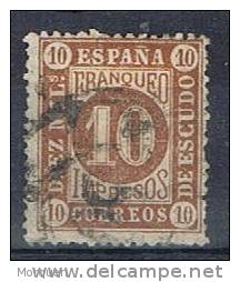 Sello 10 Milesimas 1867, Rueda Carreta 50  IRUN, Isabel II, Edifil Num 94 º - Used Stamps