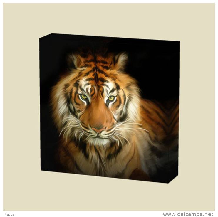 Canvas Art Print On Stretcher Bars, Animal, Tiger, Tigre, Tier - Prints & Engravings