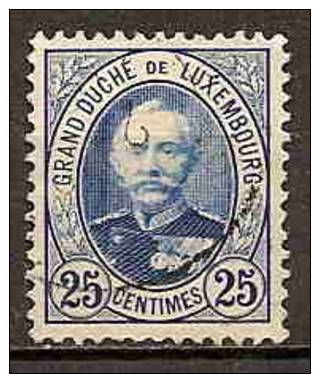 Luxembourg 1891/93 - Le Grand-duc Adolphe 1er - Dentelé 12 ½  ( Indented 12 ½ ) - 1891 Adolfo De Frente