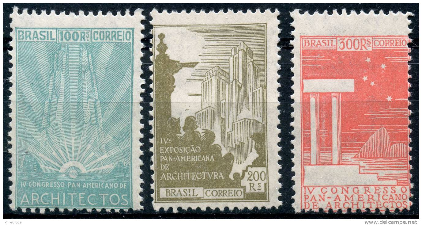 Brésil (1930) N 218 à 220 Charniere - Sonstige & Ohne Zuordnung