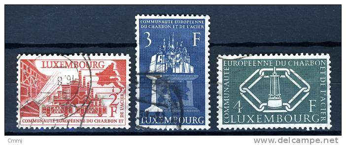 1956 - EUROPA UNION - LUSSEMBURGO - LUXEMBOURG -   Nr. 552-554 - Used - ( F1607...) - Gebruikt