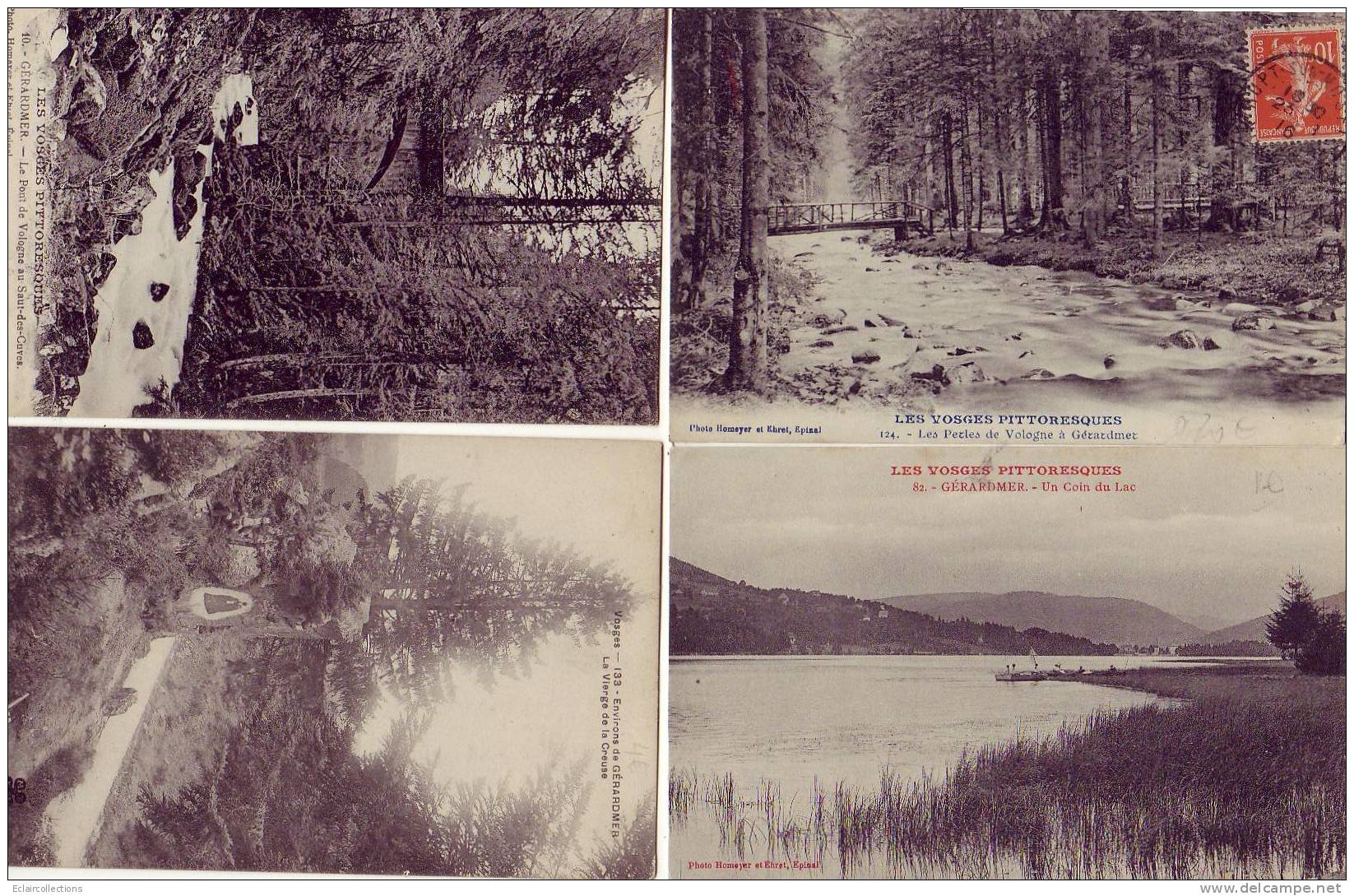 Gérardmer.. Vosges...Vues Diverses Dont 4 Avec Tramway.1 Lot De..16 CP.. ( Voir Scan  Et/ou Description) - 5 - 99 Cartoline