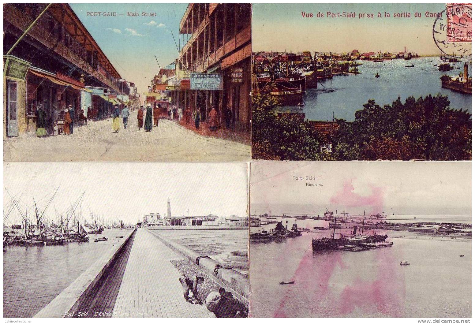 Egypte.. Port Said..Canal De  Suez....Vues Diverses  .1 Lot De..12 CP.. ( Voir Scan  Et/ou Description) - Port Said