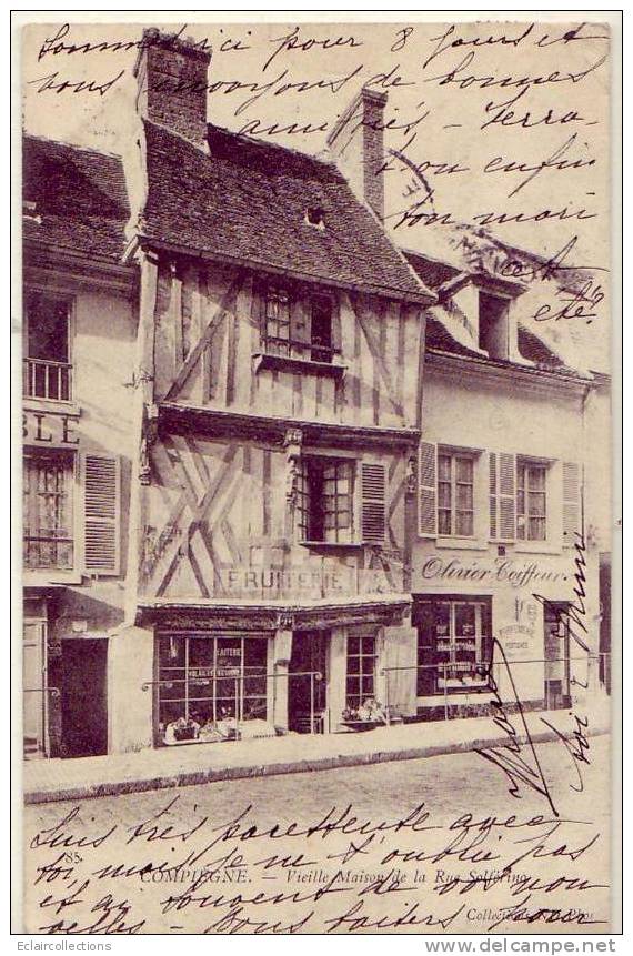 Compiègne.       60      Rue  Solférino......Magasin Coiffure   Parfumerie  ( Voir Scan  Et/ou Description) - Compiegne