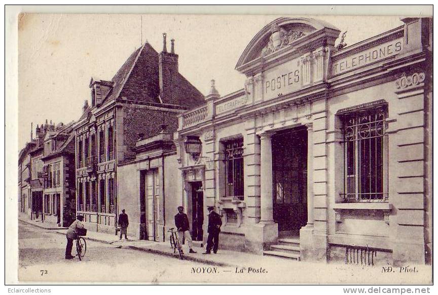 Noyon.     60    La  Poste... ( Voir Scan  Et/ou Description) - Noyon