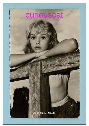 ACTRESS SCHAUSPIELERIN FILMSTAR  MARION MICHAEL  POSTCARD ACTEURS CINEMA - Actors