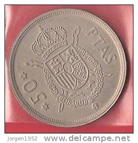 SPAIN  #  50 PTAS FROM YEAR 1975  -  79 - 50 Peseta