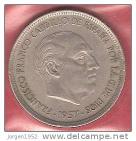 SPAIN  #  50 PTAS FROM YEAR 1957  -  59 - 50 Pesetas