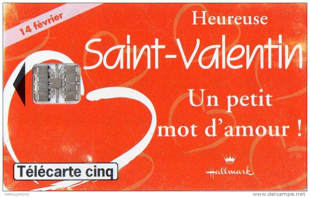 TELECARTE   HALL MARk St-valentin    (Gn 276) - 5 Eenheden