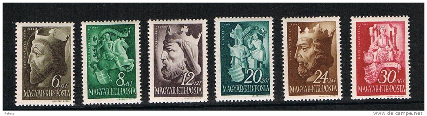 HONGARIJE  BEKENDE PERSONEN  1943 ** - Unused Stamps