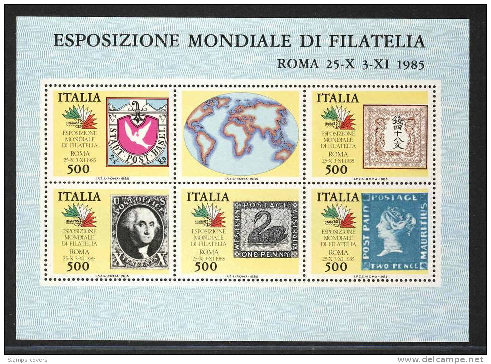 ITALY MNH** MICHEL BL 1 & 2 - Blokken & Velletjes