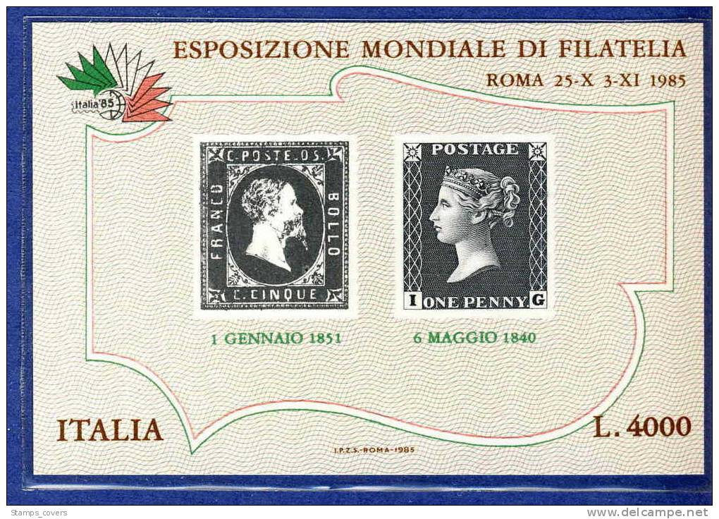 ITALY MNH** MICHEL BL 1 & 2 - Blokken & Velletjes