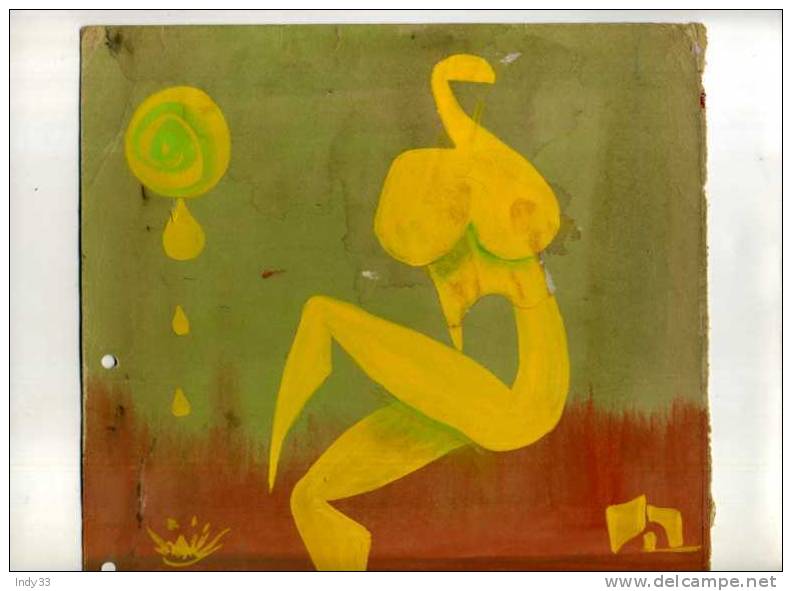 - DANSEUSE . GOUACHE DE SYLVAIN GEORGES - Gouaches