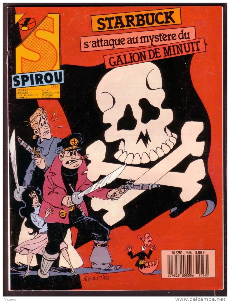 SPIROU N° 2588 - Année 1987 - Couverture "STARBUCK" De Foerster. - Spirou Magazine