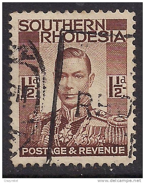 SOUTHERN RHODESIA 1937 KGV1 1 1/2d USED STAMP SG 42 (868 - Rhodésie Du Sud (...-1964)