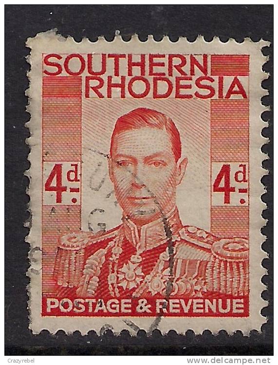 SOUTHERN RHODESIA 1937 KGV1  4d USED STAMP SG 43 (844) - Zuid-Rhodesië (...-1964)