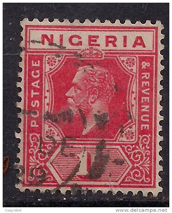 Nigeria 1921 - 32 KGV 1d Red Used Stamp ( E93 ) - Nigeria (...-1960)