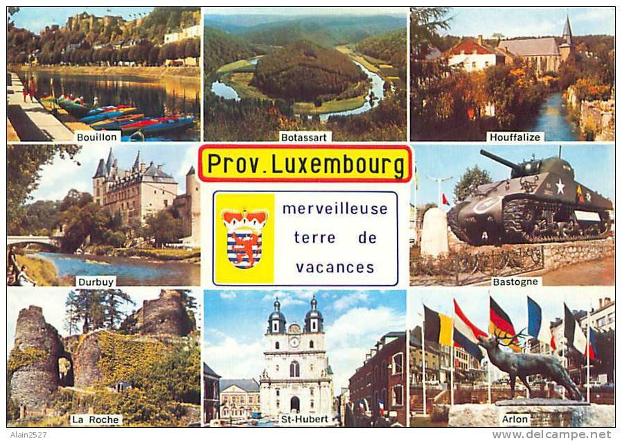 CPM - Province Du Luxembourg : Bouillon, Botassart, Houffalize, Durbuy, Bastogne, La Roche, St-Hubert, Arlon (Thill 299) - Autres & Non Classés