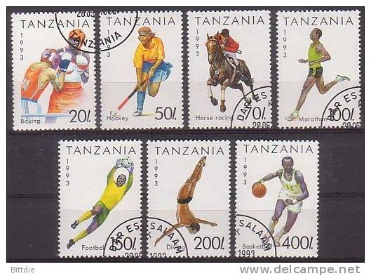 Sport, Tansania  1467/73 , O  (539)* - Sonstige & Ohne Zuordnung
