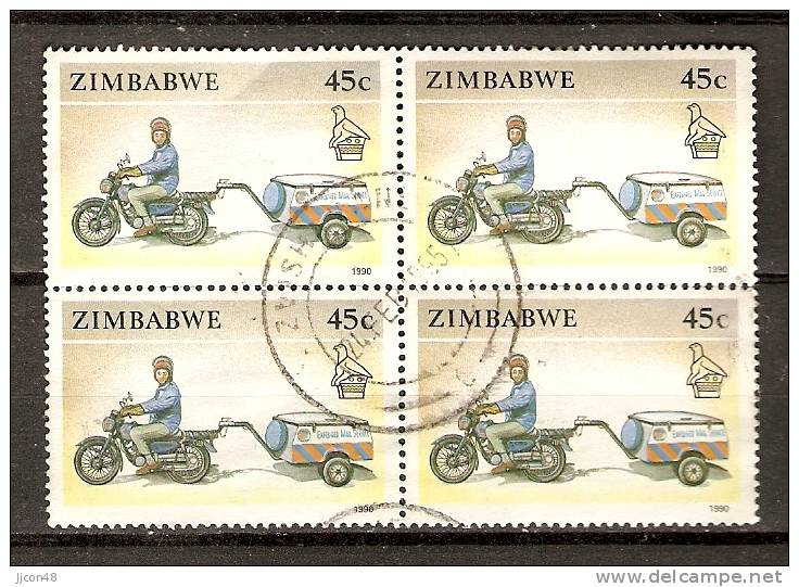 Zimbabwe  1990  Definitives  (o)  Transport  45c (c) - Zimbabwe (1980-...)