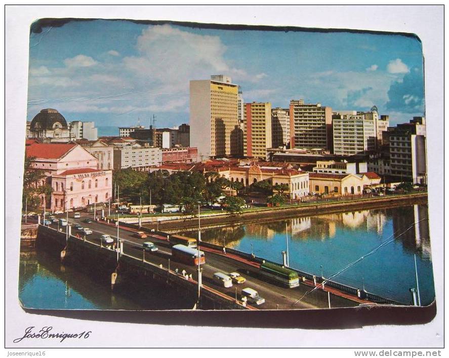 BRASIL TURISTICO, RECIFE, PERNAMBUCO. VISTA PARCIAL PONTE PRINCESA ISABEL. BRIDGE - Recife