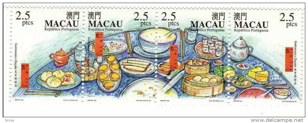 Macau / Philatelic Exhibition China `99 / Food - Otros & Sin Clasificación