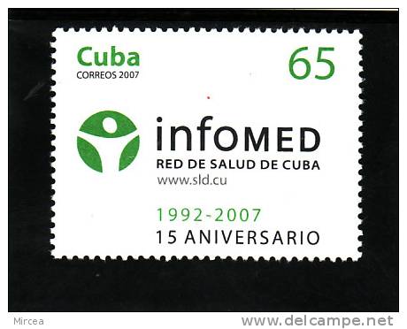 C4472 - Cuba 2007, Infomed ,1v.neuf** - Nuovi