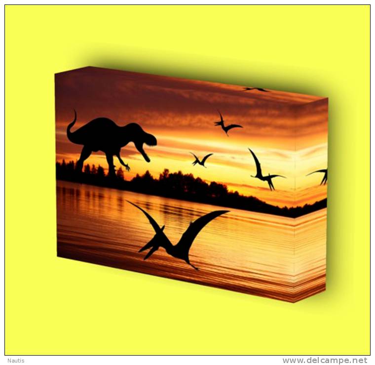 Canvas Art Print On Stretcher Bars, Animal, Tier, Dinosaurs, Paleontology - Prints & Engravings