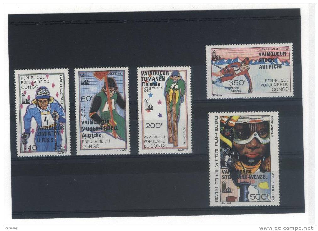 Timbres    N° 264/68 --  Neuf ** -  REPUBLIQUE POPULAIRE DU  CONGO - Mint/hinged