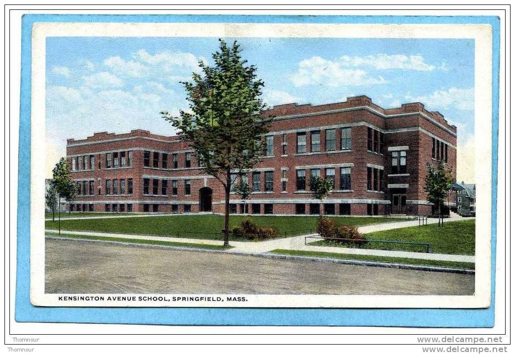 SPRINGFIELD  -  KENSINGTON AVENUE SCHOOL -  BELLE CARTE  - - Springfield
