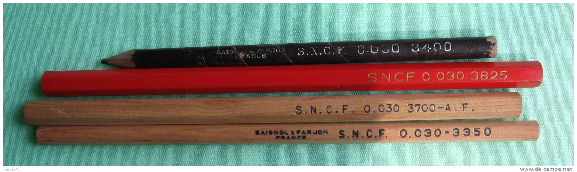 4 Crayon  Sncf - Otros & Sin Clasificación