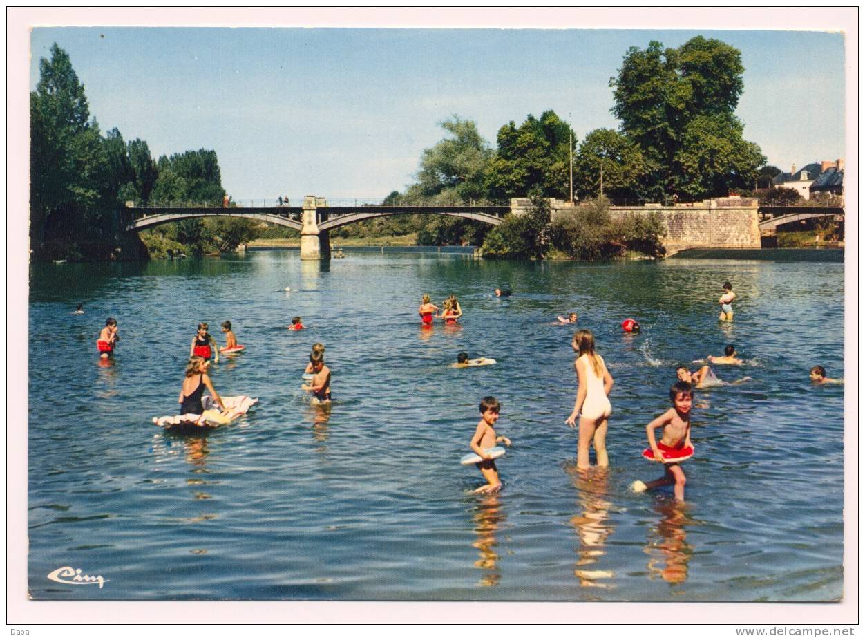 Malicorne. Bords De La Sarthe. La Baignade. - Malicorne Sur Sarthe