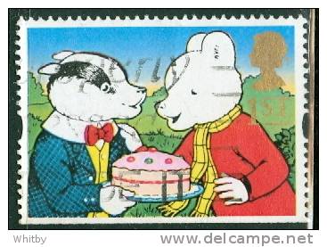 Great Britain 1993 1st Rupert Bear & Bill Badger Issue #1487 - Unclassified