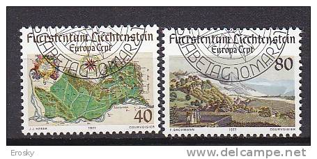 Q1667 - LIECHTENSTEIN Yv N°612/13 - Oblitérés