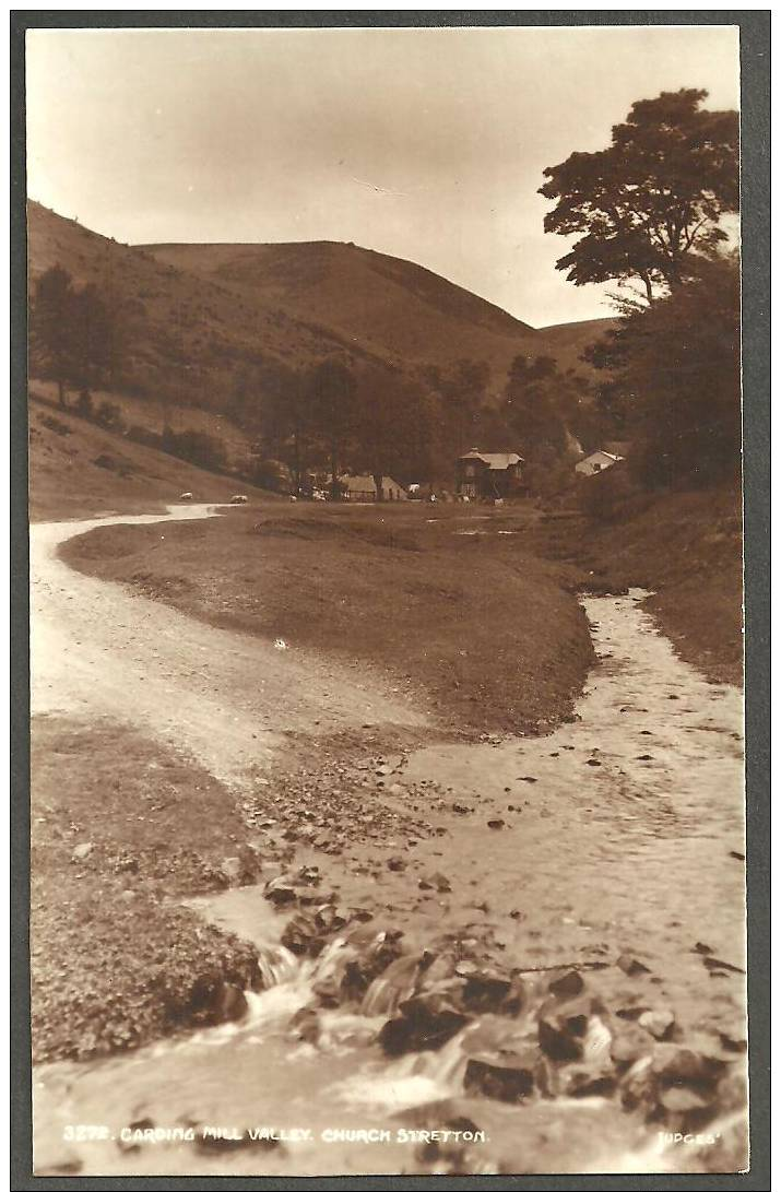 CARDING  MILL  VALLEY - CHURCH  STRETTON  -  JUDGES'  -  SHROPSHIRE  - - Shropshire