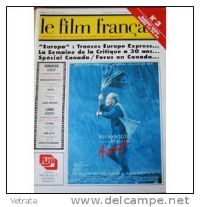 Le Film Francais Hors-Série N° 2348 : Supplément N°3 (Édition Quotidienne Durant Le Festival De Cannes) - Zeitschriften