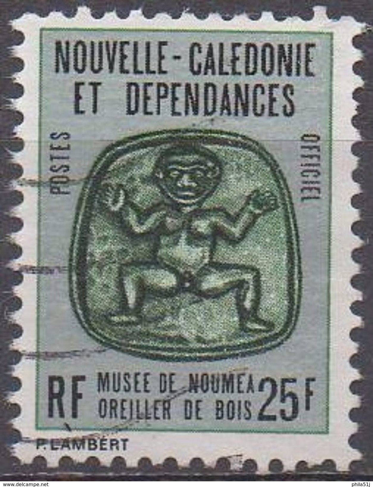 NOUVELLES-CALEDONIE  Service N°32__OBL VOIR SCAN - Dienstzegels