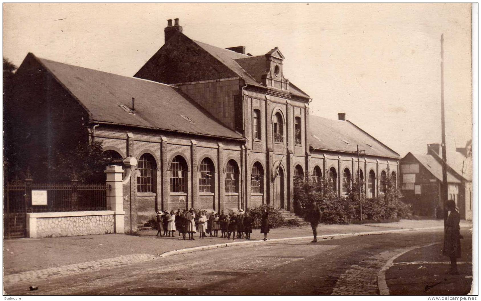 Carte Photo RARE école Des Filles  Animée BEAUVAL - Beauval