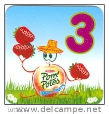 MAGNET Pom' Potes Fraises 3 - Reclame