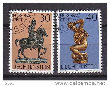 Q1630 - LIECHTENSTEIN Yv N°543/44 - Oblitérés