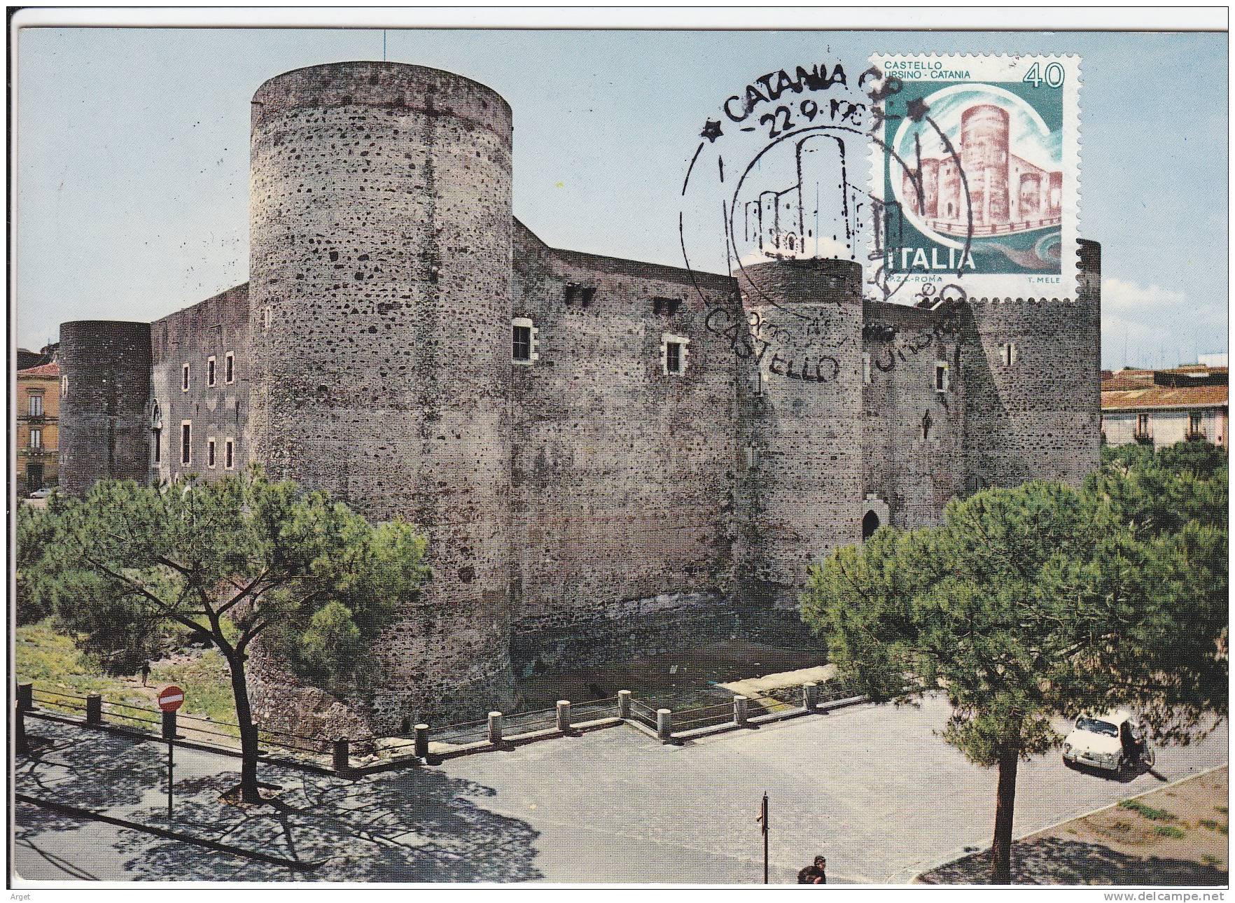 Carte-Maximum ITALIE N°Yvert 1436 (CHATEAU URSINO) Obl Sp Ill 1er Jour - Cartes-Maximum (CM)